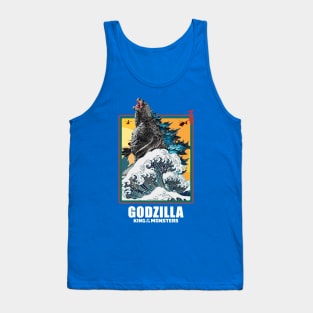 giant monsters big wave Tank Top